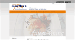 Desktop Screenshot of marthas-finest.de